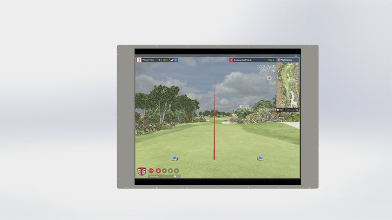 Standard Golf Simulator Hit Screen.    ......made to measure.....